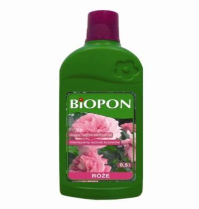 Купить удобрение польское BIOPON для роз 0,5л
