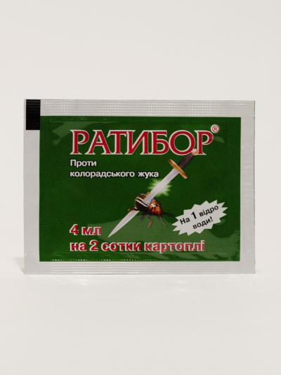 Купить инсектицид  Ратибор 4мл (против тли и короладского жука)